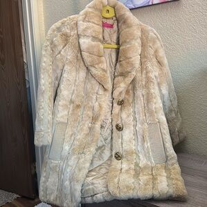 Juicy Couture Faux Fur Coat